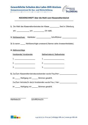 page1-600px-Niederschrift Wahl Klassenelterbeirat.pdf.jpg
