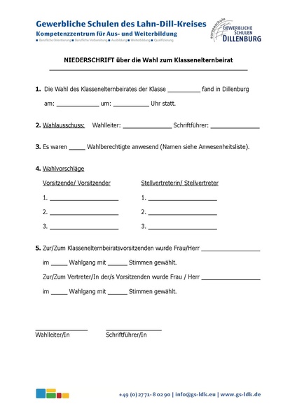 Datei:Niederschrift Wahl Klassenelterbeirat.pdf